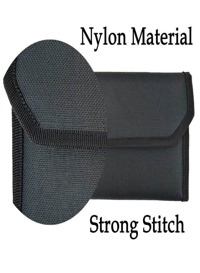 BRYGGER Unisex Design Cheque Book or Card Holder or Travel Organizer or Vehicle Documents Holder with Multi 10 Pockets for Multipurpose Use (Mat Black) - Image 5